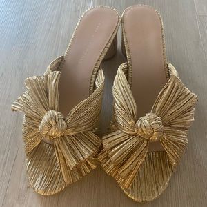 Loeffler Randall Emilia block heel sandal 8 EUC